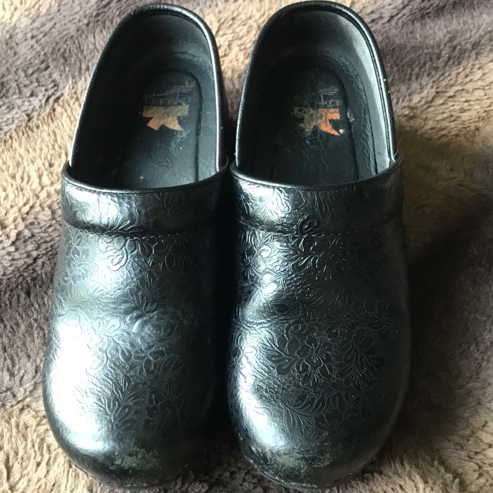 Dansko XP Black Ingrained Pattern 37